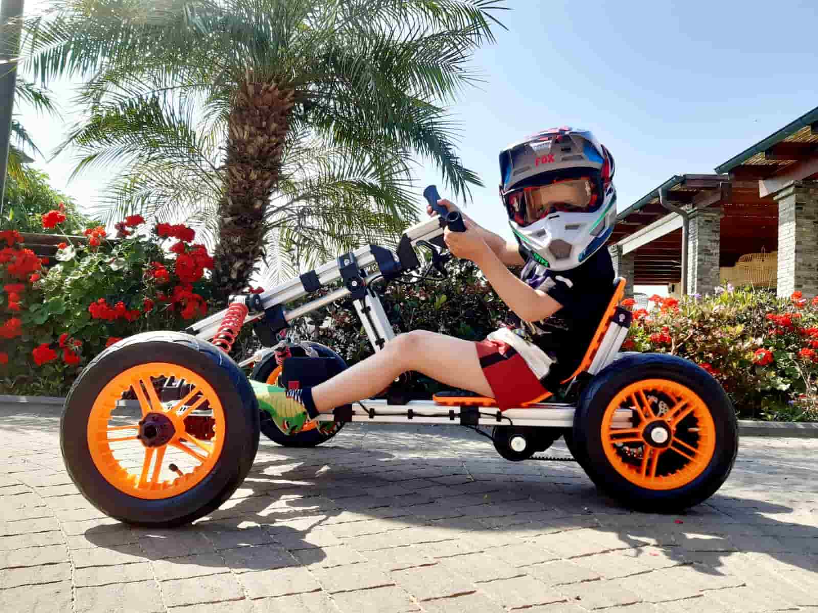 רכב ממונע לילדים 12V - גו קארט